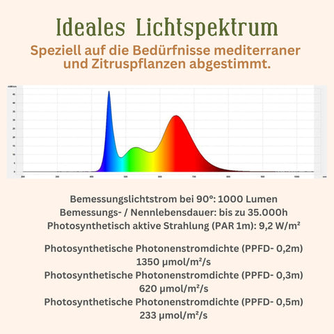 LED-Pflanzenlampe SPOT [18W] Vollspektrum