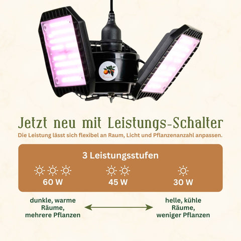 LED-Pflanzenlampe FLEX [100W] Vollspektrum