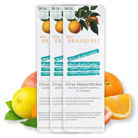 Meine Orangerie Düngestäbchen - mineralischer Zitrusdünger